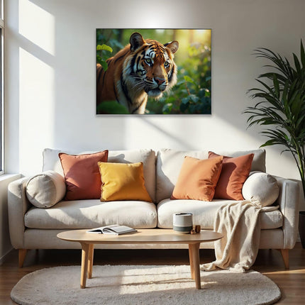 Akustikbild mit Motiv „Tiger“