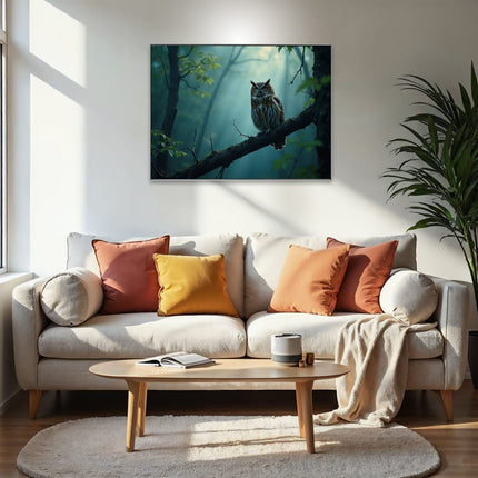 Akustikbild mit Motiv „Waldeule“