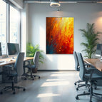 Tableau acoustique motif « L'énergie des expressionnistes »