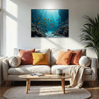 Akustikbild mit Motiv „Fische am Korallenriff“