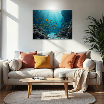 Akustikbild mit Motiv „Fische am Korallenriff“