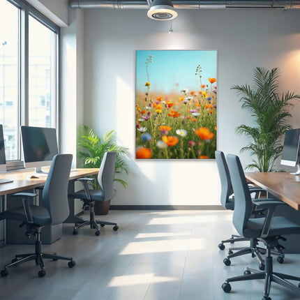 Akustikbild mit Motiv „Frühlingswiese“