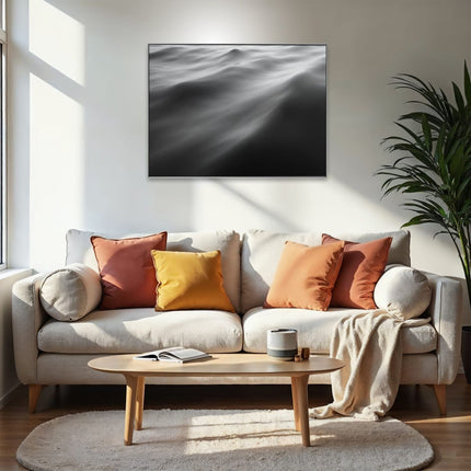 Tableau acoustique avec motif « Brume mystique »