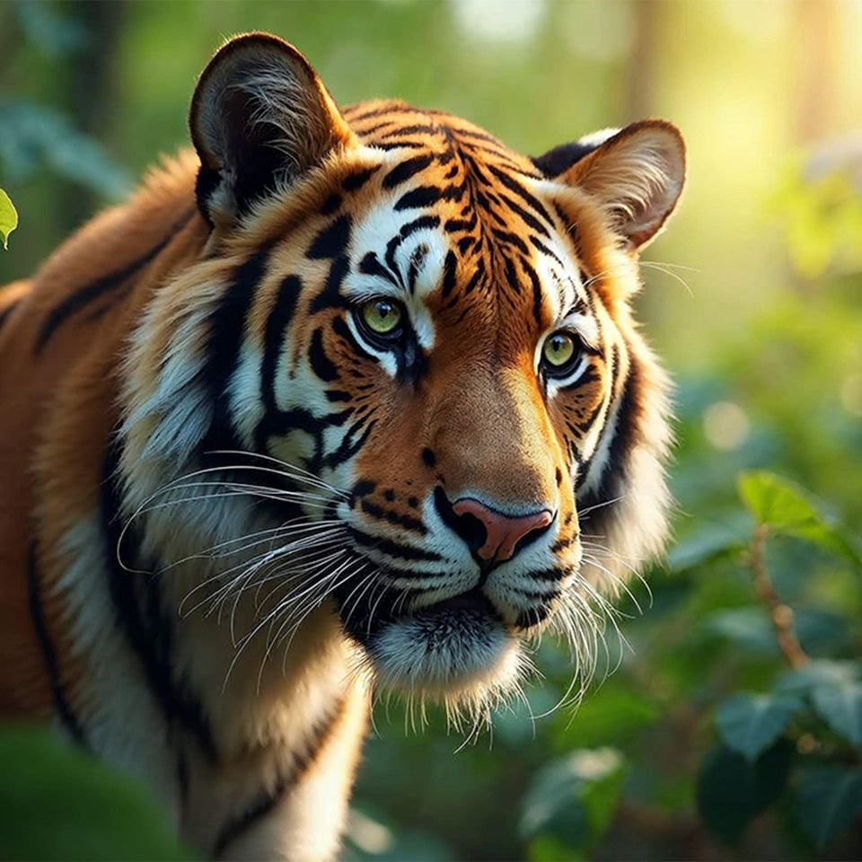 Akustikbild mit Motiv „Tiger“