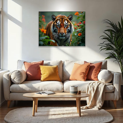 Akustikbild mit Motiv „Tigeraugen“