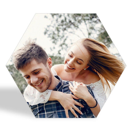 Wandpaneel Hexagon mit eigenem Motiv