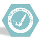 Wandpaneel Hexagon mit eigenem Motiv