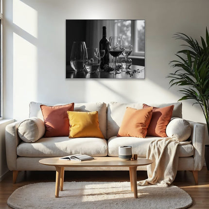 Akustikbild mit Motiv „Wein Stillleben“