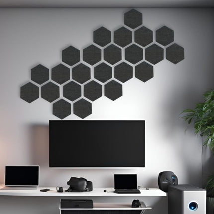 Schallabsorber Hexagon