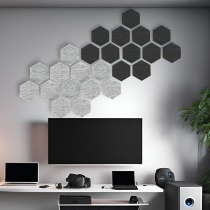 Schallabsorber Hexagon