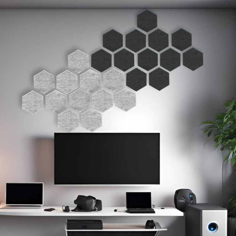 Schallabsorber Hexagon