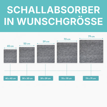 Schallabsorber Pure Quadrat