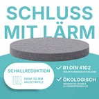 Runder Schallabsorber