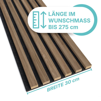 Akustikpaneel in Eiche Dunkel