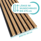 Panneau acoustique en placage de chêne