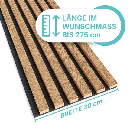 Panneau acoustique en placage de chêne